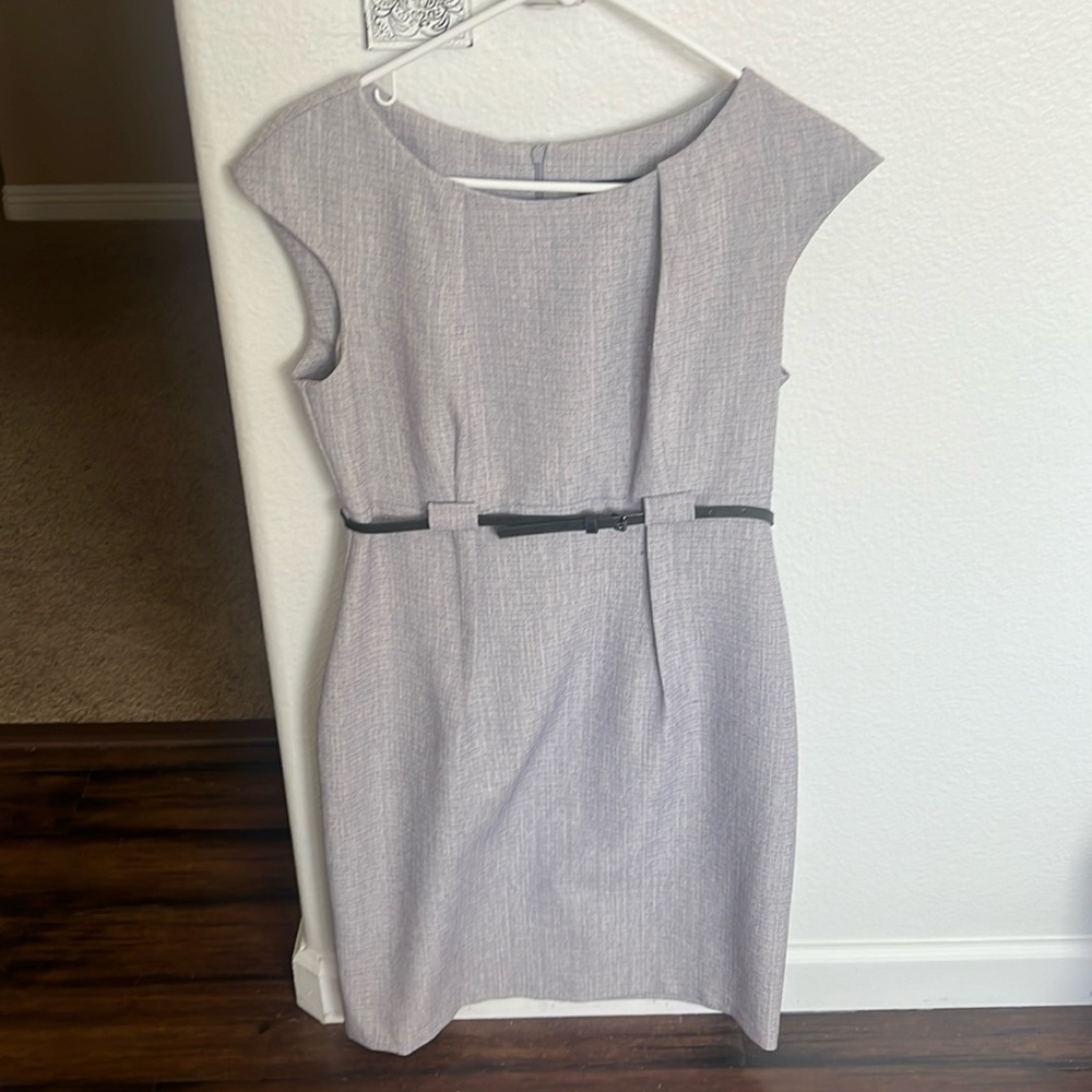 Beautiful belted dress.